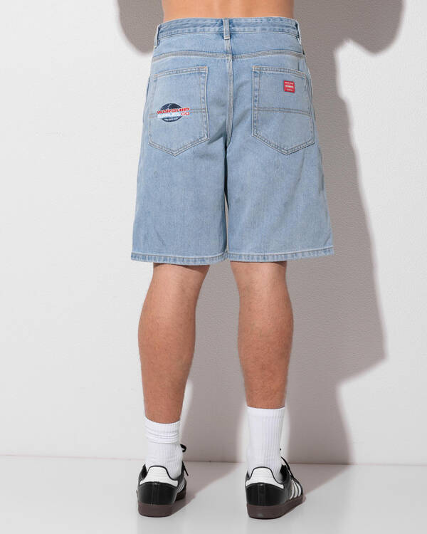Worship Supplies Globo Big Dawg Jean Shorts for Mens