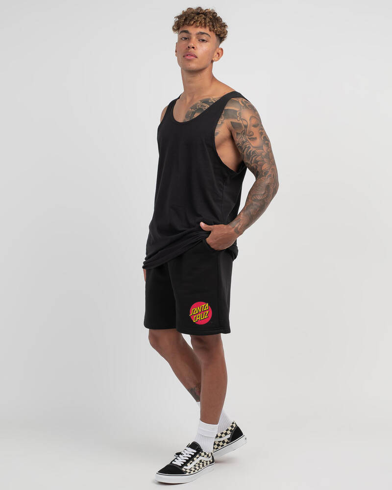 Santa Cruz Classic Dot Track Shorts for Mens