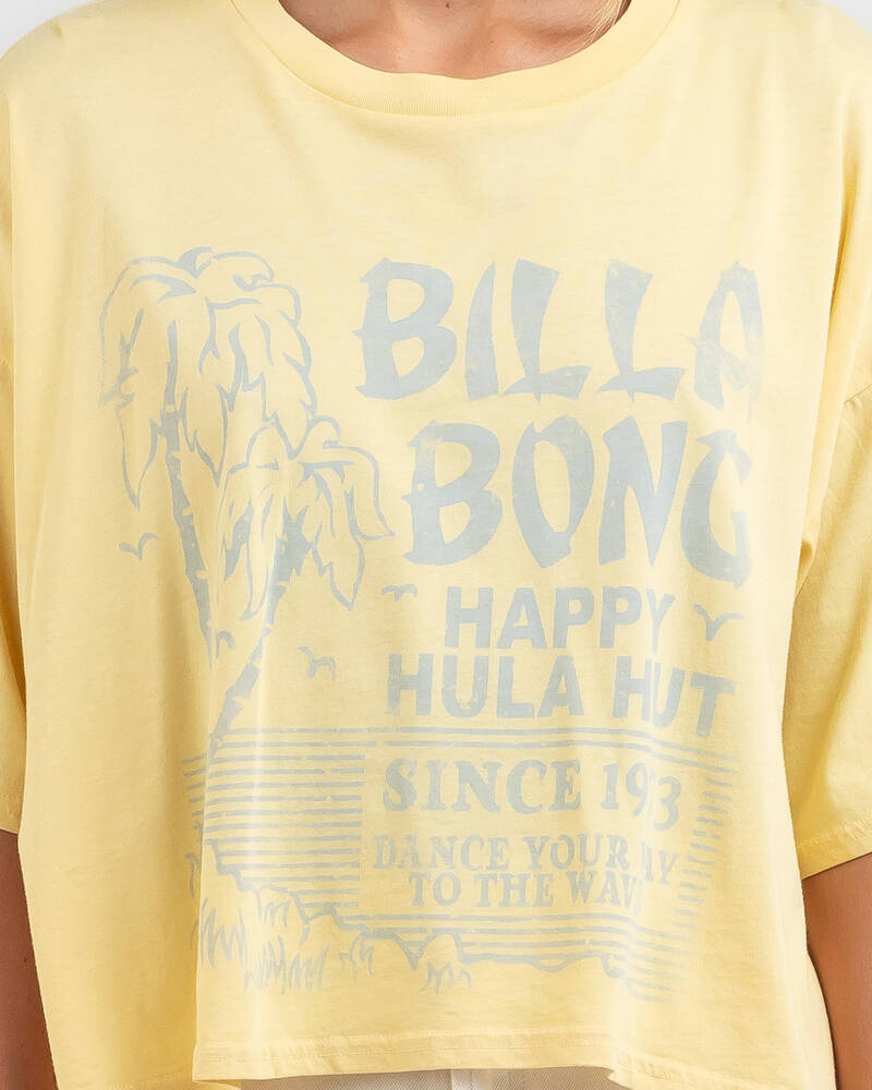 Billabong Hula Hut Cropped T-Shirt for Womens