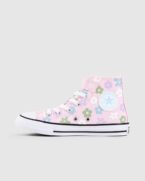 Converse Girls Chuck Taylor All Star Easy On Bubble Flowers Shoes for Womens