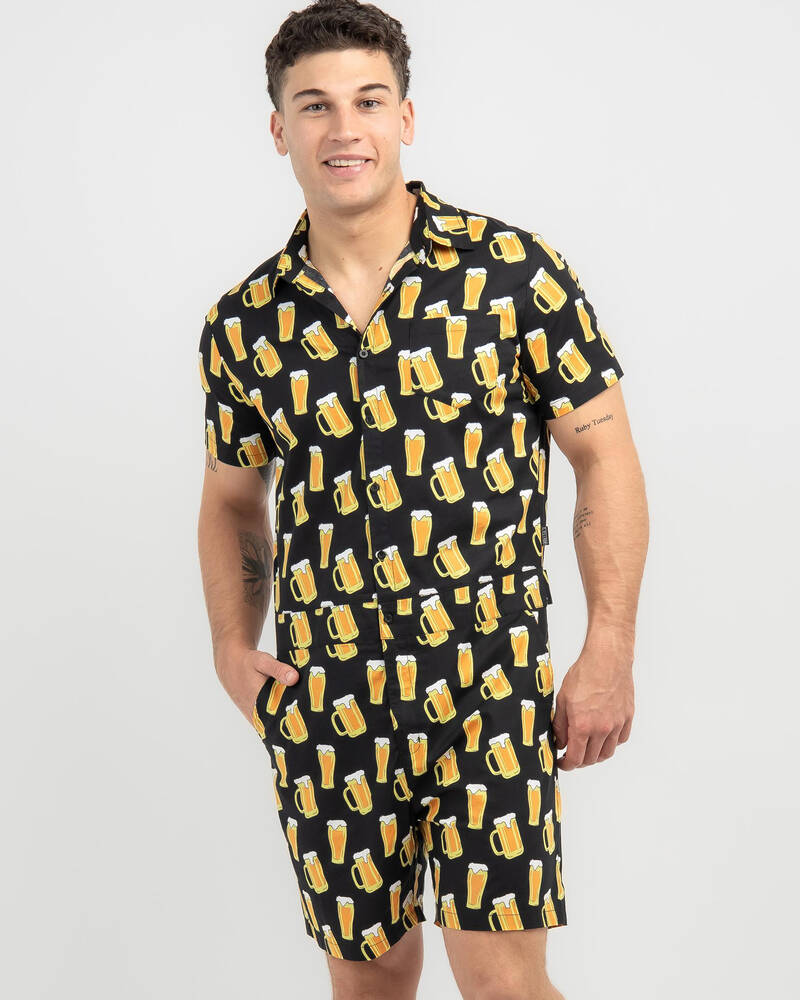 Lucid Get On The Beers Romper for Mens