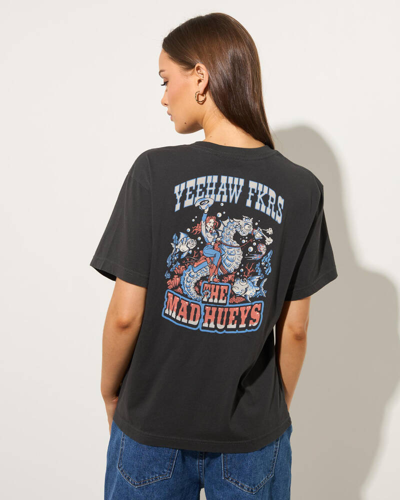 The Mad Hueys Yee Haw Seahorse T-Shirt for Womens