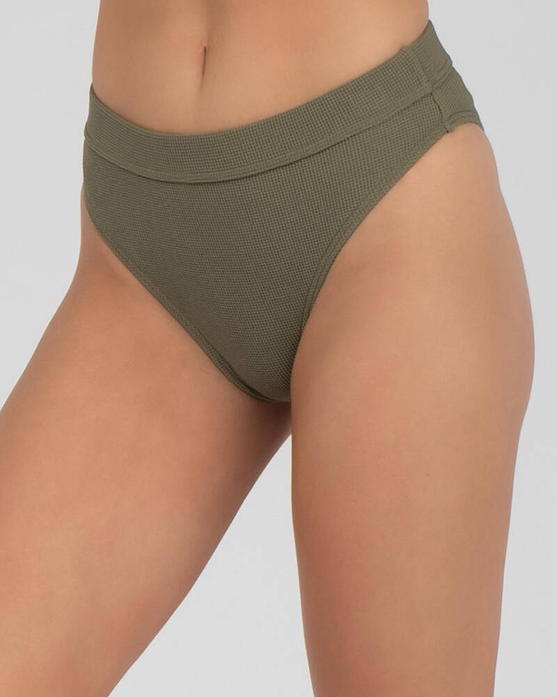 Billabong Waffle Maui Rider Bikini Bottom for Womens