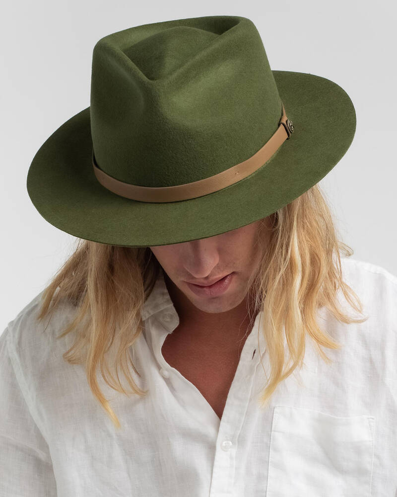 Billy Bones Club Greened Out Felt Hat for Mens