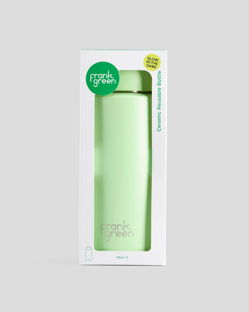 Frank Green 34oz Ceramic Reusable Glow in the Dark Bottle for Mens