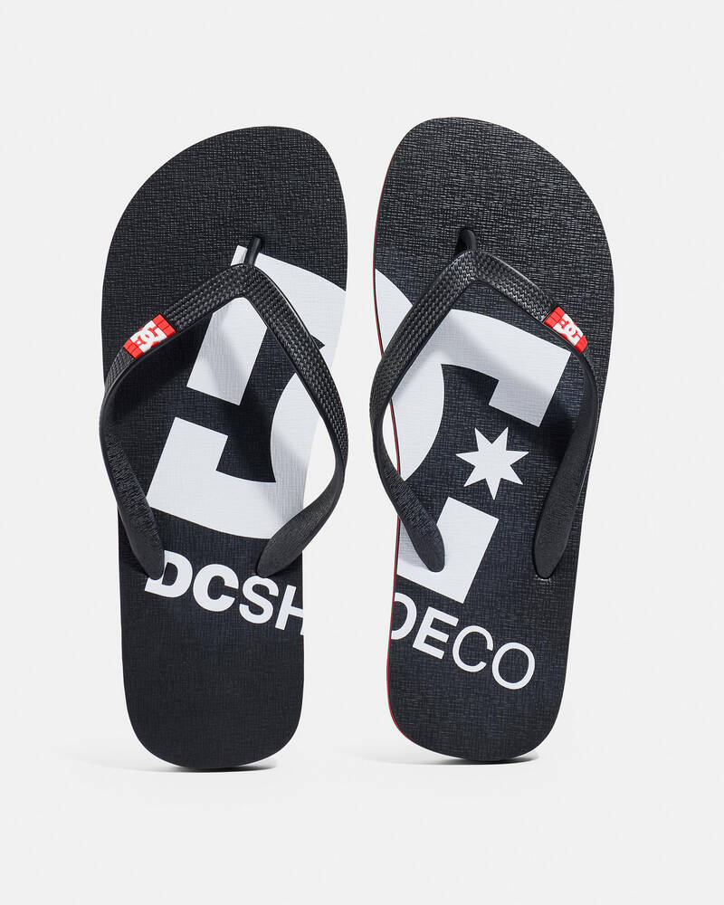 DC Shoes Spray Graffik Thongs for Mens