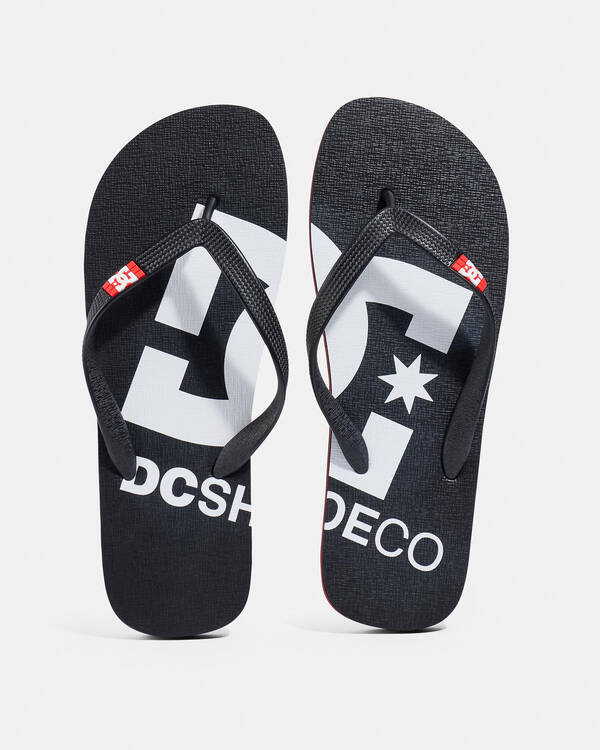 DC Shoes Spray Graffik Thongs for Mens