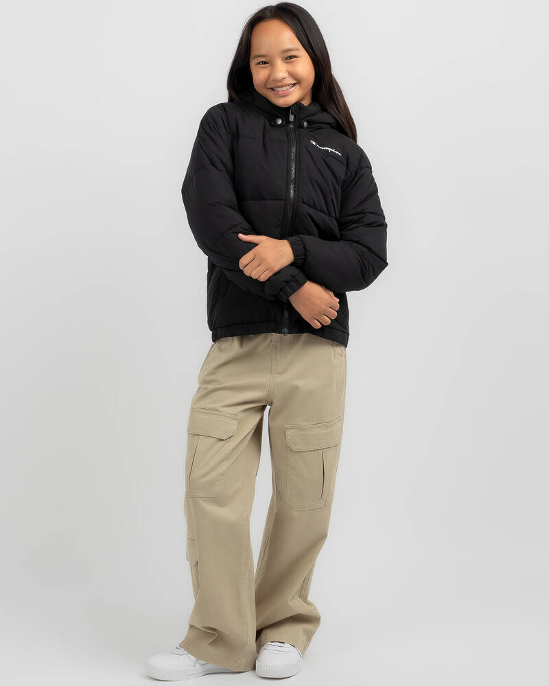 Champion Girls' Rochester Hooded Puffer Jacket for Womens