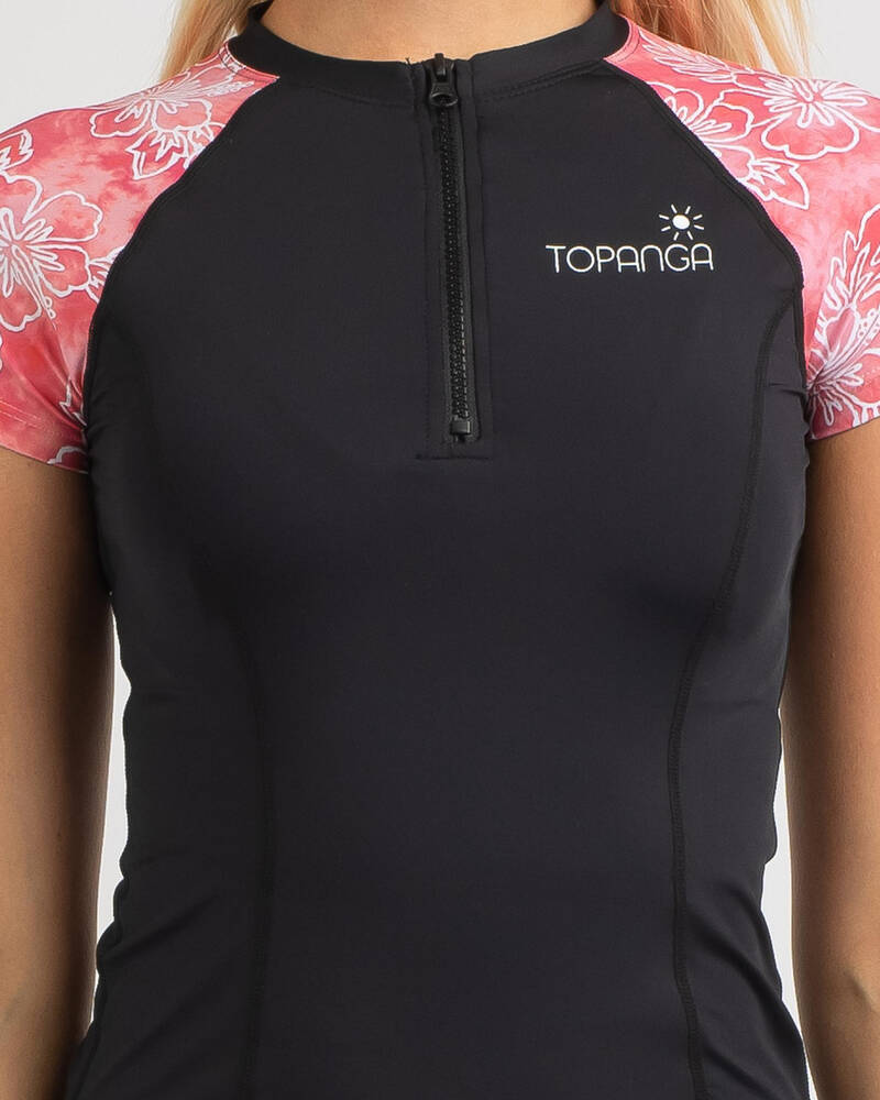 Topanga Addison Cap Sleeve Rash Vest for Womens