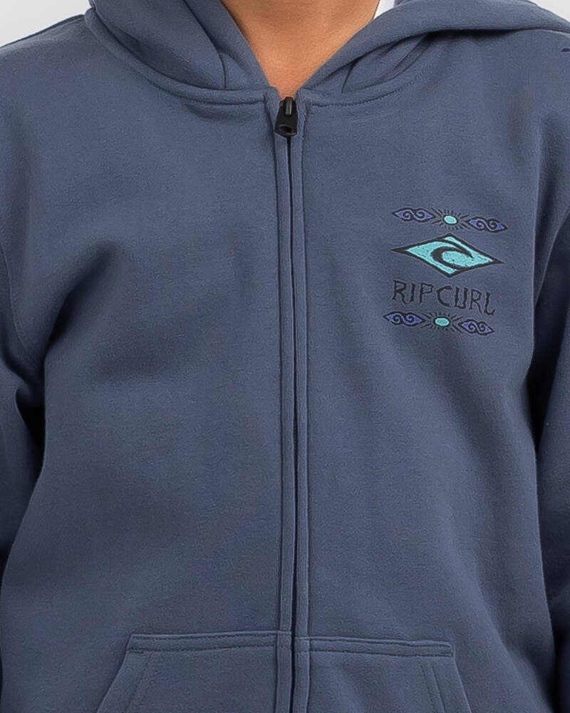 Rip Curl Boys' Lost Islands Zip Through Hoodie for Mens