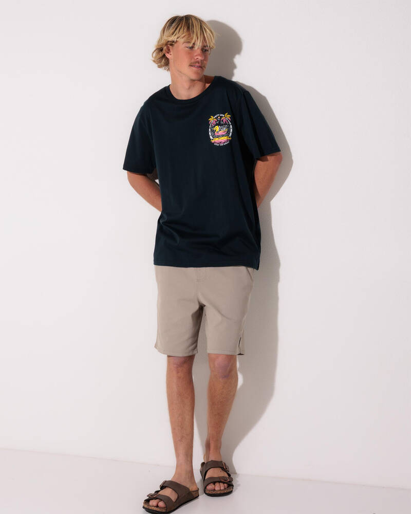 Salty Life Gone Floatin' T-Shirt for Mens
