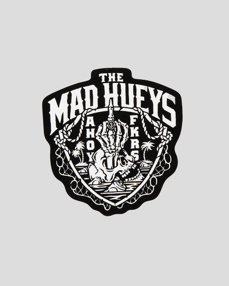 The Mad Hueys Port Side Ahoy Fkrs Sticker for Mens