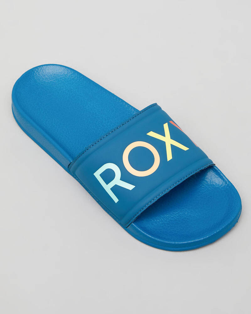 Roxy Girls' Roxy Slippy Slide Sandals for Womens