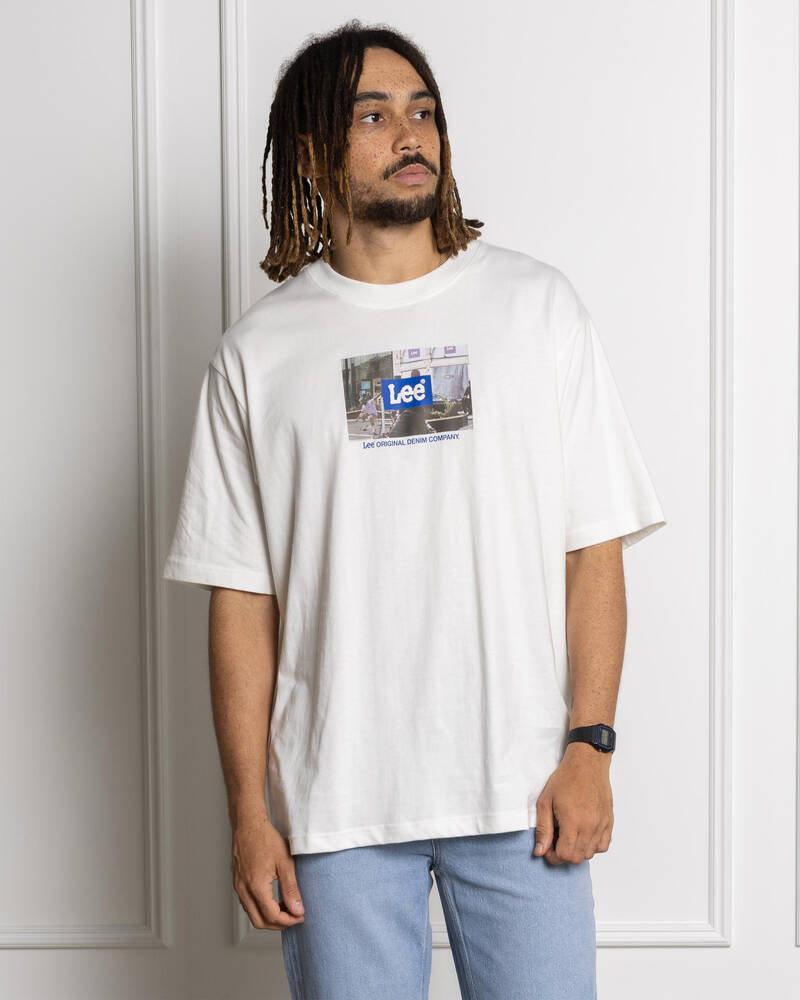 Lee Box Logo Baggy T-Shirt for Mens