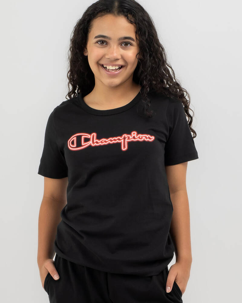 Champion Girls' Champion Graphic Short Sleeve T-Shirt for Womens