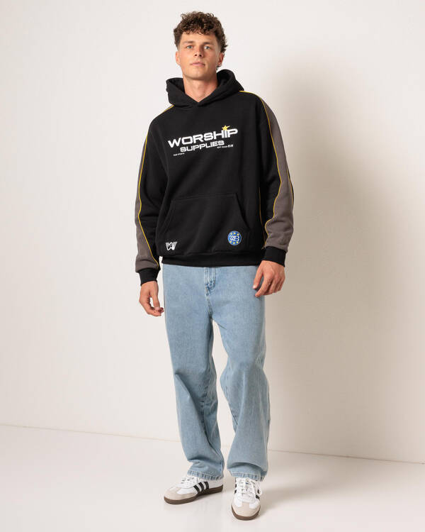 Worship Supplies Laser Panel Pullover Hoodie for Mens