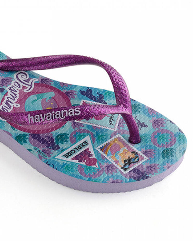 Havaianas Kid's Disney Princess Jasmine Slim Thongs for Womens