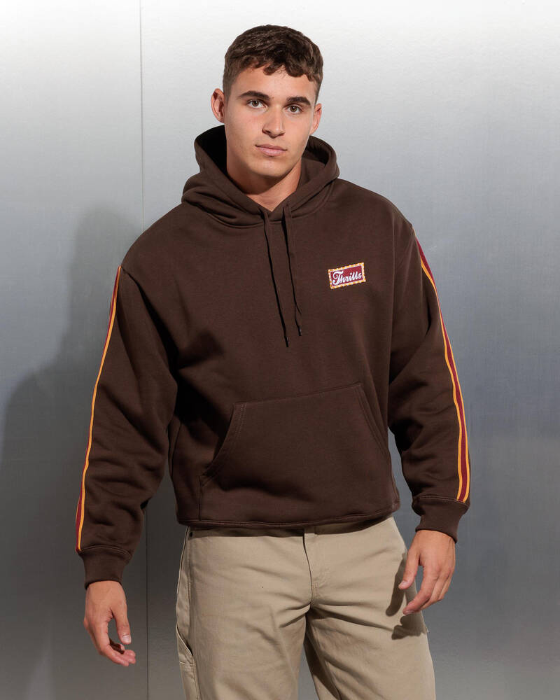 Thrills Make Em Tough Slouch Pull On Hoodie for Mens