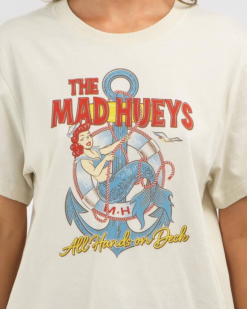 The Mad Hueys All Hands On Deck Short Sleeved T-Shirt for Womens