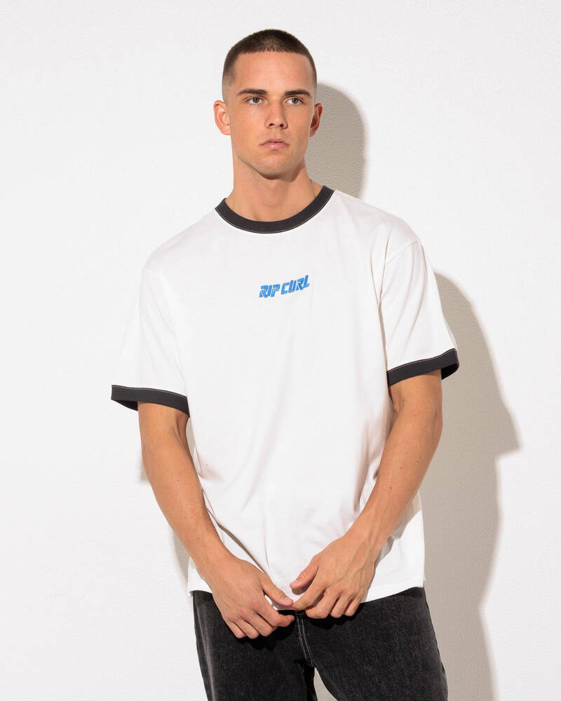 Rip Curl Liquid Trips Ringer T-Shirt for Mens