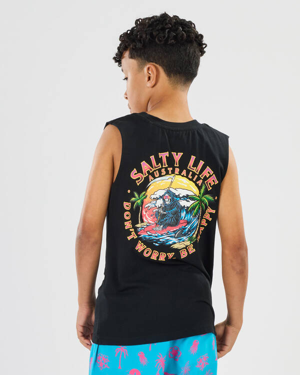 Salty Life Boys' Great Vibes Muscle Tank for Mens