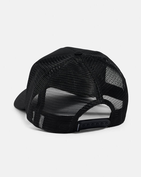 Santa Cruz Flaming Dice Trucker Cap for Unisex
