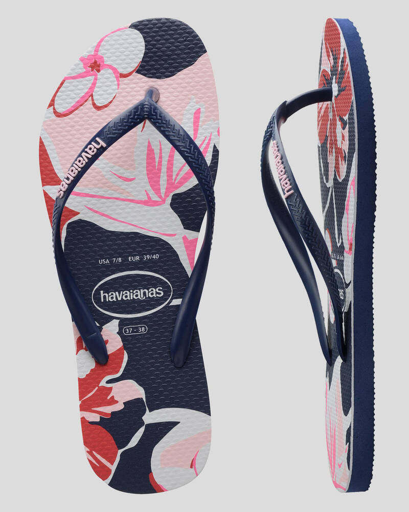 Havaianas Kids' Slim Print Floral Thong for Womens