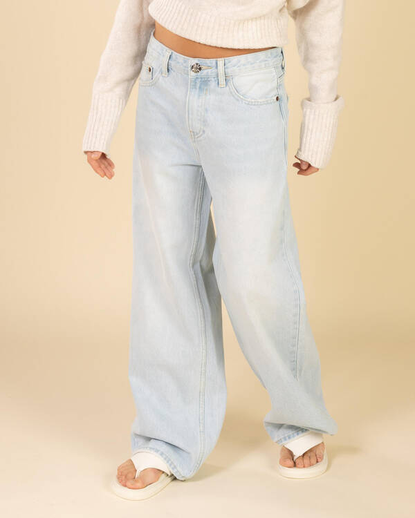 Girls' Soho Wide Leg Jeans