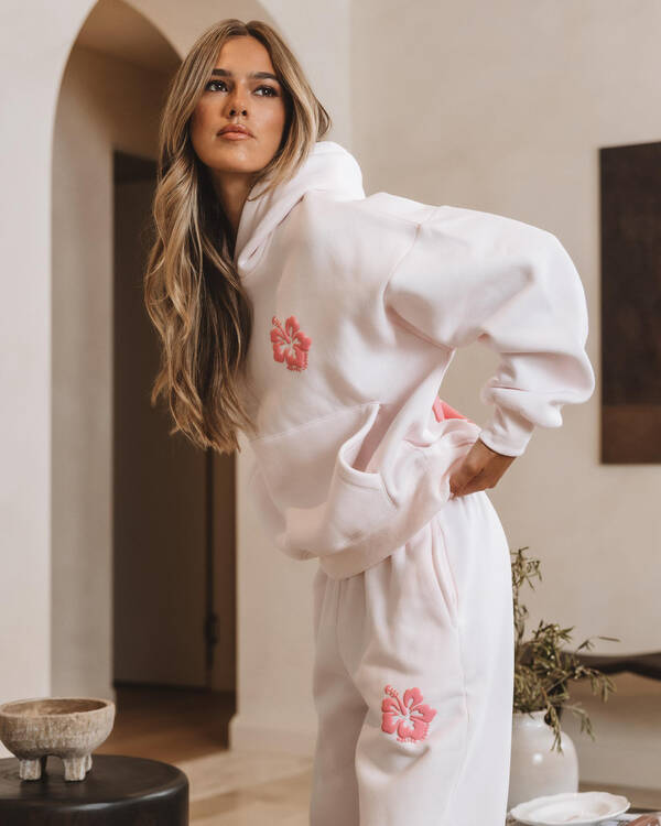 Malibu Lounge Malibu Lounge Hibiscus Hoodie for Womens