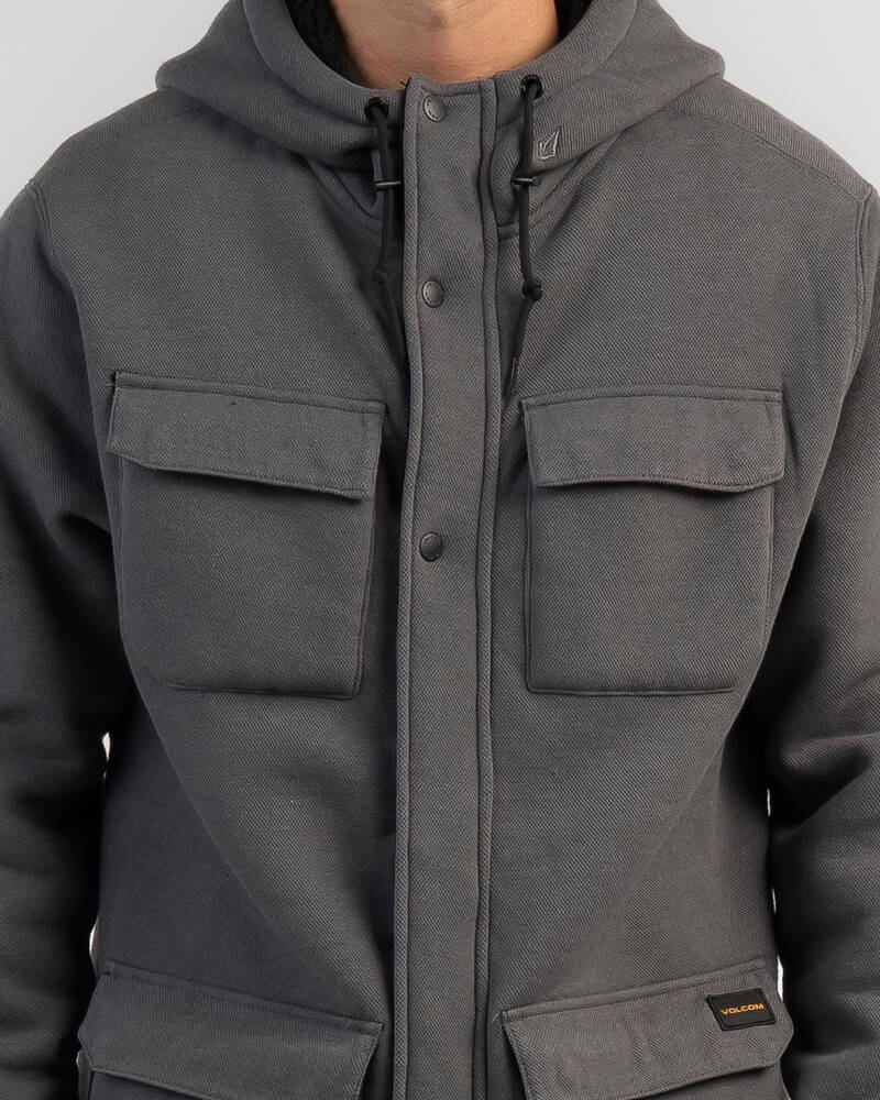 Volcom A4 Bonded Zip Hooded Jacket for Mens