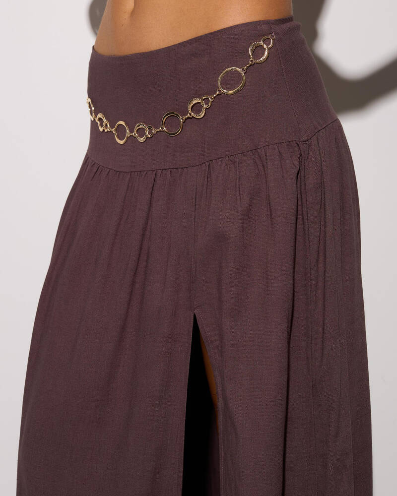 Mooloola Arae Hawaii Maxi Skirt for Womens