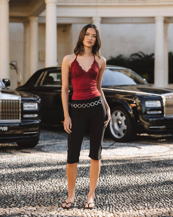 Ava And Ever Stormi Halter Top for Womens