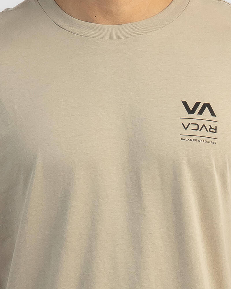 RVCA Down With T-Shirt for Mens