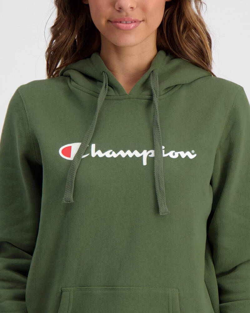 Champion Logo Hoodie for Womens