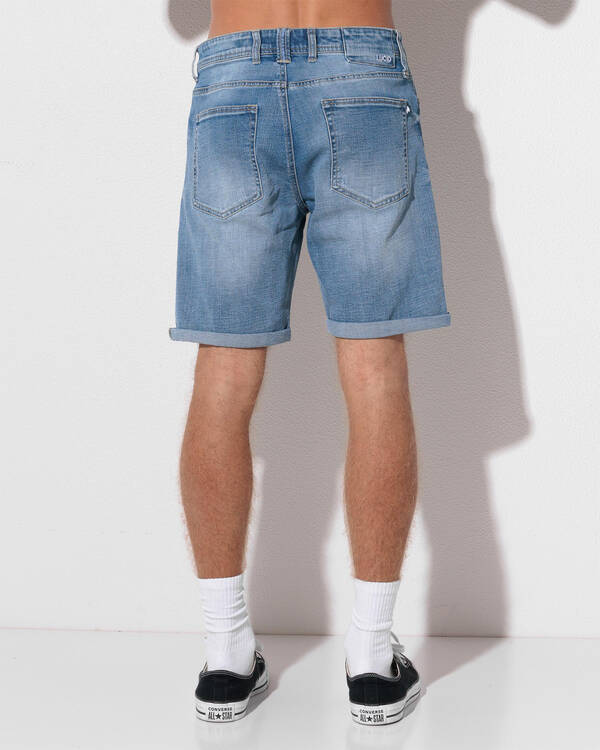 Lucid Copenhagen Denim Walk Shorts for Mens
