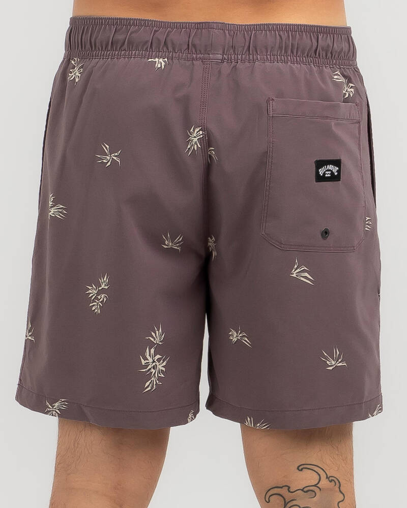 Billabong Sundays Layback Elastic Waist Board Shorts for Mens