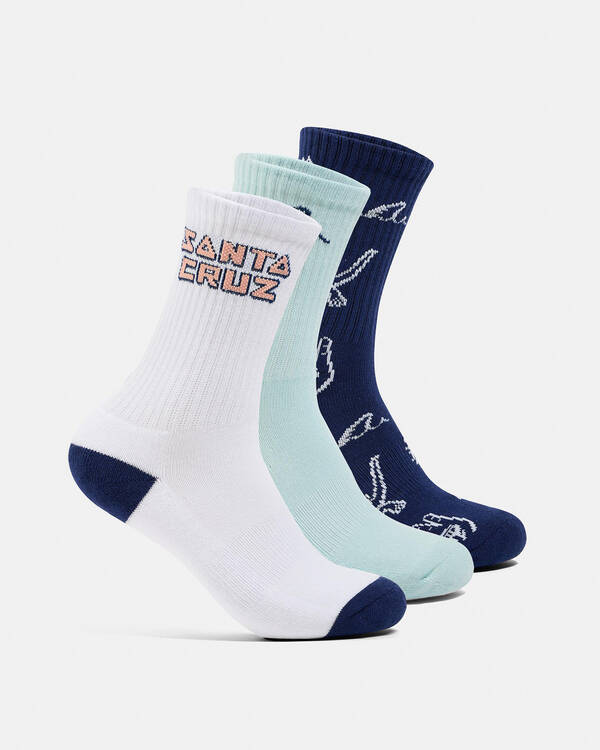 Boys ' Tripper Deconstruct Crew Socks 3 Pack