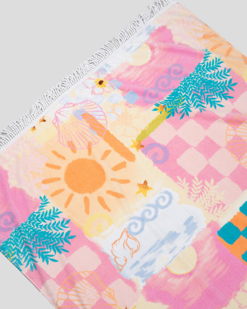 Topanga Summer Haze Beach Towel for Womens