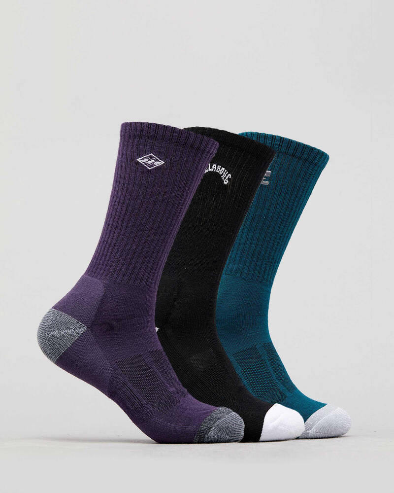 Billabong Mixed Bag Crew Sock Pack for Mens