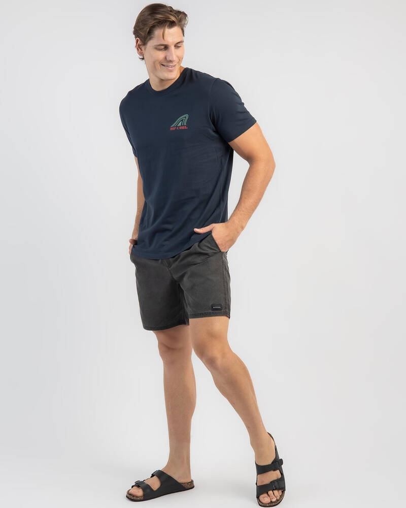 Shop Rip Curl Bondi Volley Shorts In Black Fast Shipping & Easy