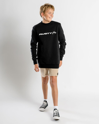 Rusty Boys' Vital 2.0 Rusty Crewneck Sweatshirt for Mens image number null