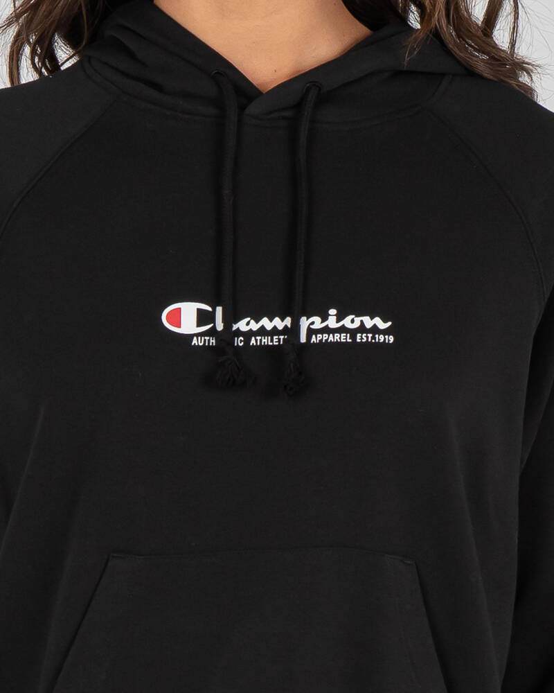 Champion Logo Hoodie for Womens