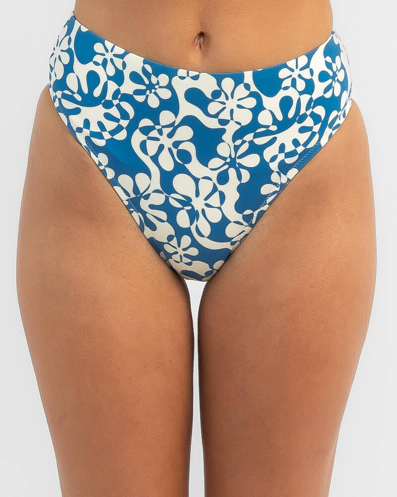 Rhythm Drifter Floral High Waisted Bikini Bottom for Womens