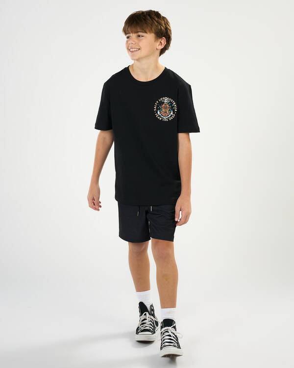 Salty Life Boys' Fear the Deep T-Shirt for Mens
