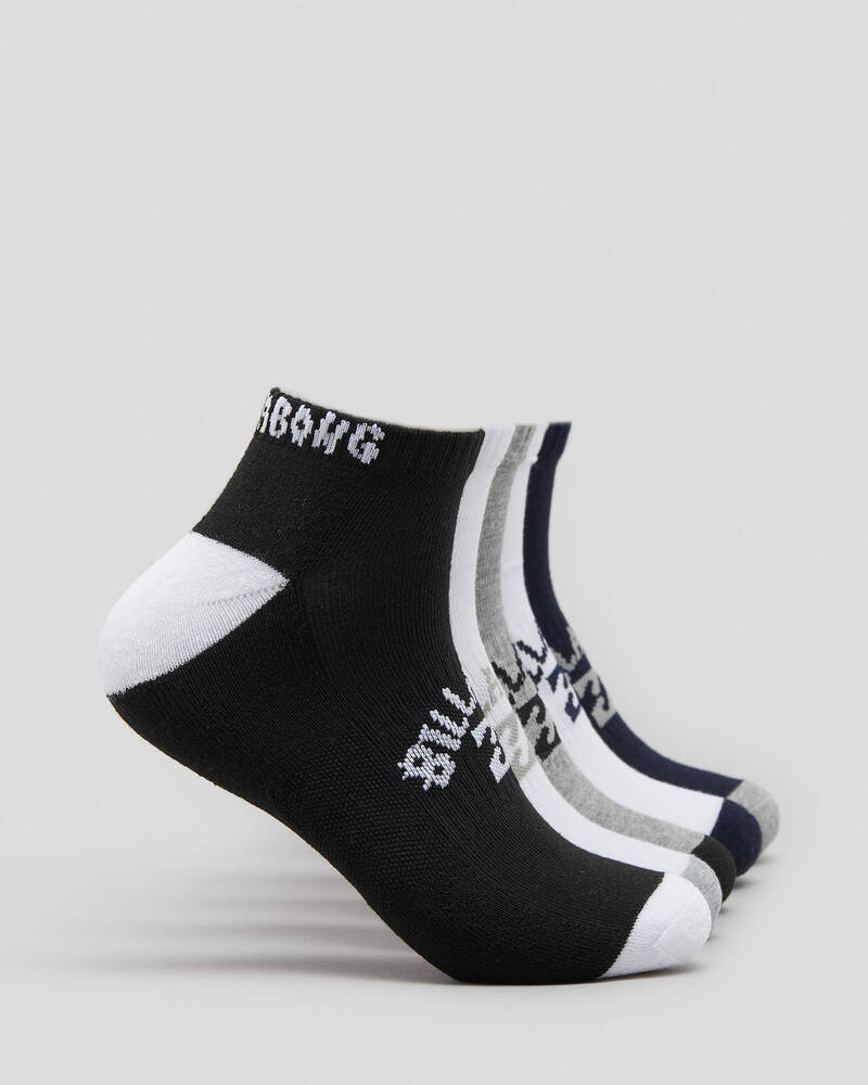 Billabong Ankle Socks 5 Pack for Mens