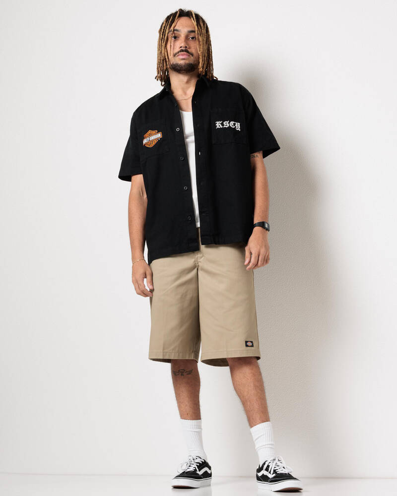 Kiss Chacey Harley-Davidson Customs Short Sleeve Shirt for Mens