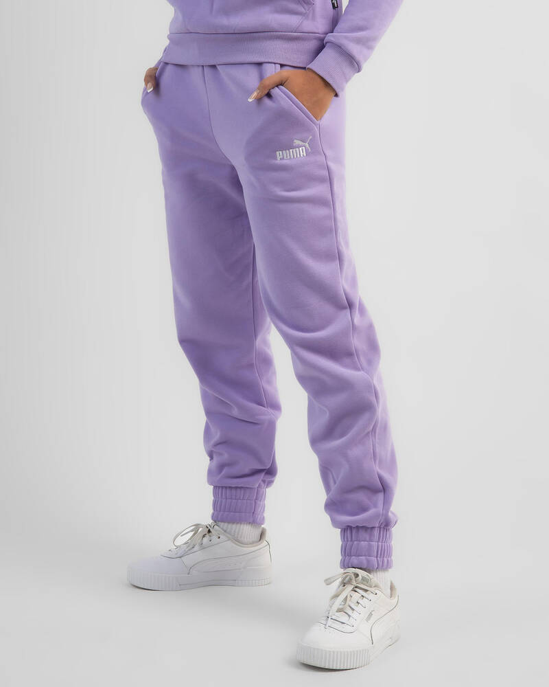 Puma Essential Embroidery Track Pants for Womens