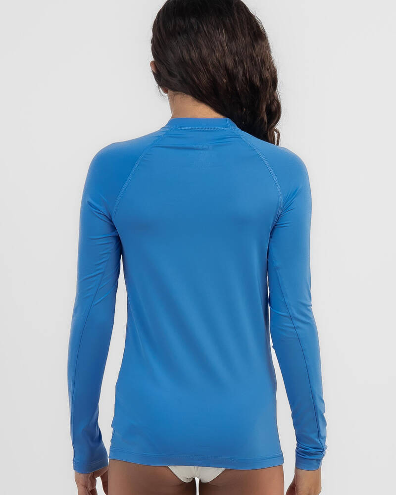 Roxy Girls' Beach Classics Long Sleeve Rash Vest for Womens