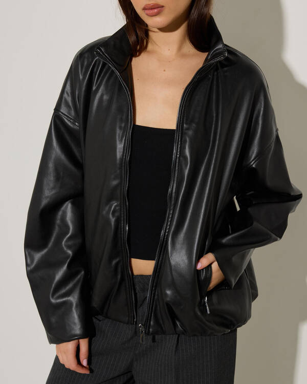 Ava And Ever Halo Faux Leather Jacket for Womens