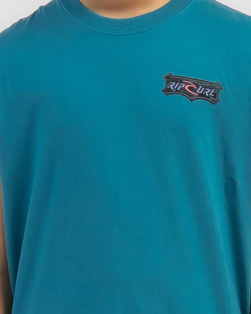 Rip Curl Boys' Fader Shield Muscle Tank for Mens